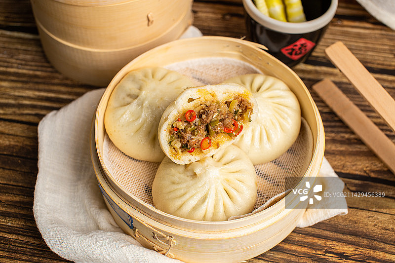 冬阴功包子图片素材