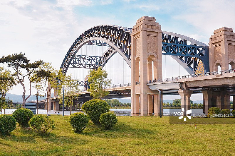 晋阳桥下图片素材