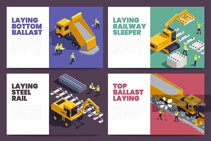 铁路建设横幅图片素材