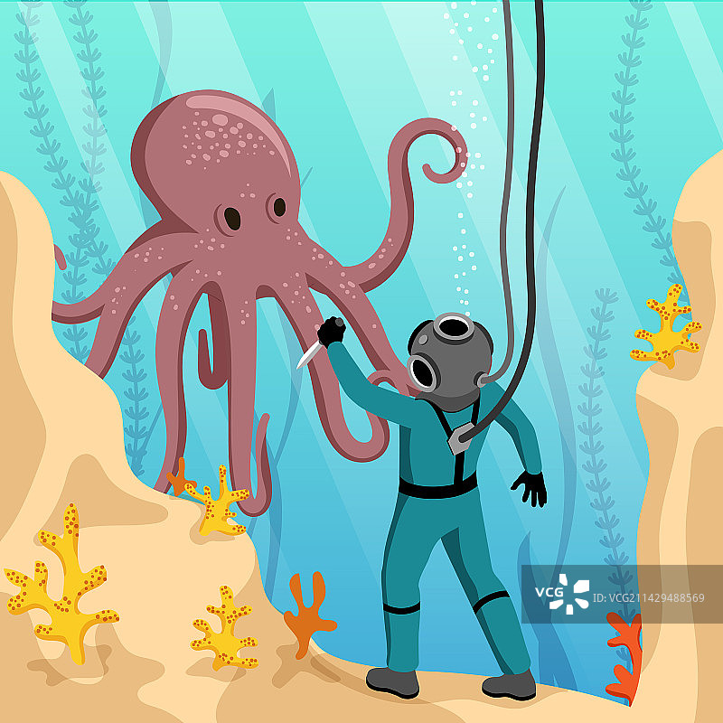 钓鱼2.5D背景图片素材