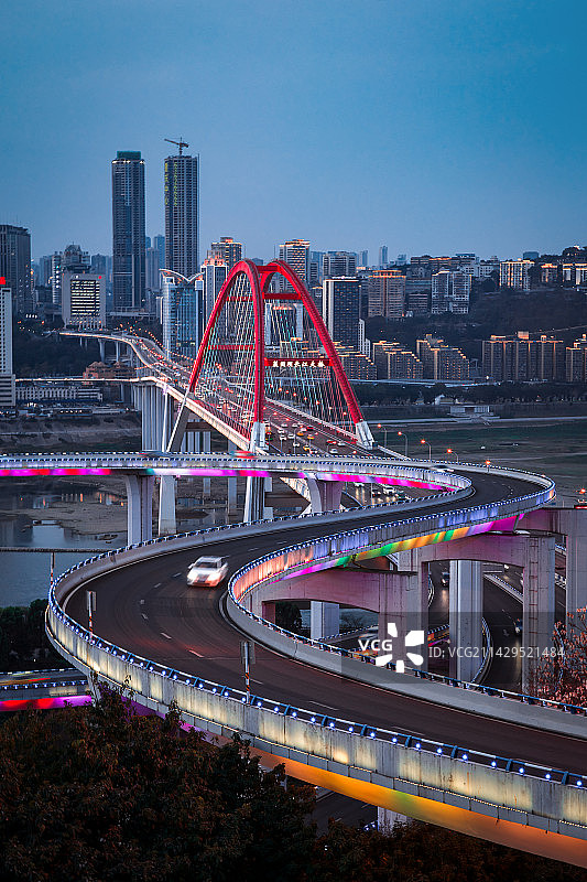 重庆菜园坝大桥图片素材