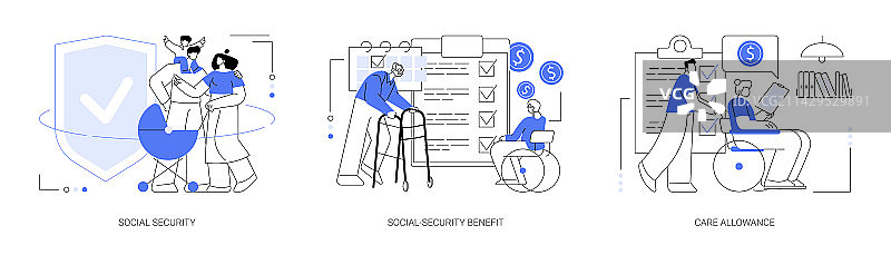 国家补贴抽象概念图片素材