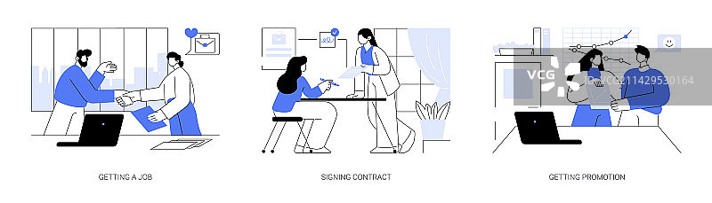 职业发展抽象概念图片素材