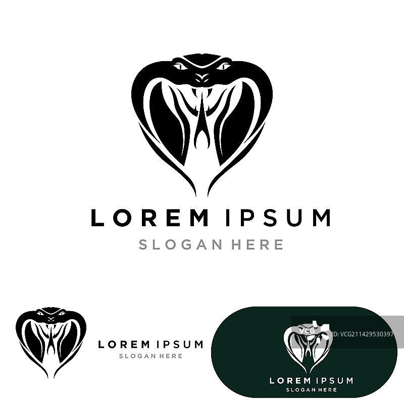 毒蛇Logo设计元素图片素材