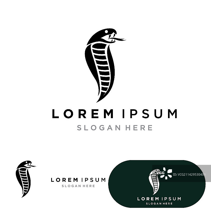 毒蛇Logo设计元素图片素材