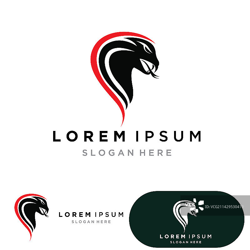 毒蛇Logo设计元素图片素材