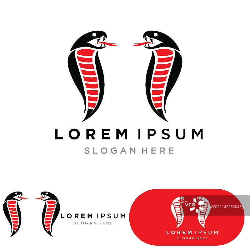 毒蛇Logo设计元素图片素材