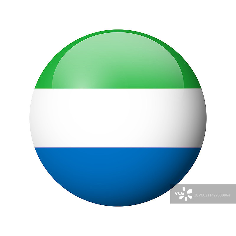 塞拉利昂圆形徽章旗帜图片素材