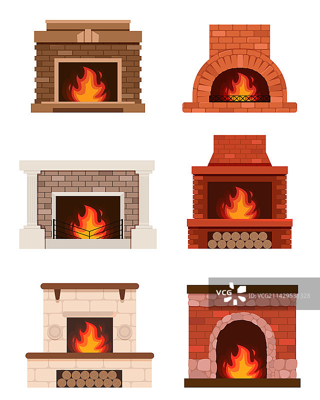 住宅壁炉合集图片素材