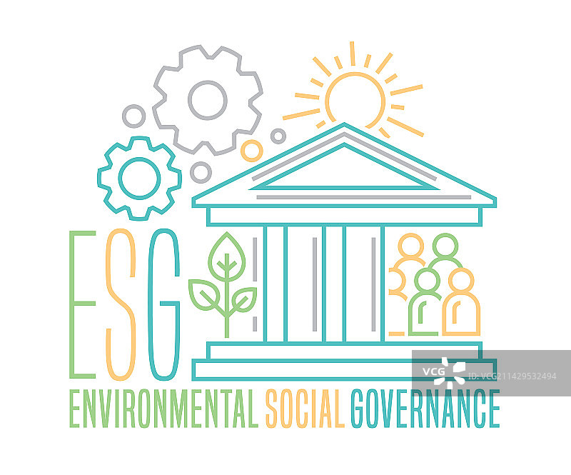 ESG概念（可编辑）图片素材