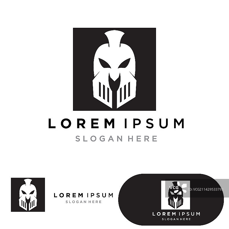 斯巴达勇士logo图标设计图片素材