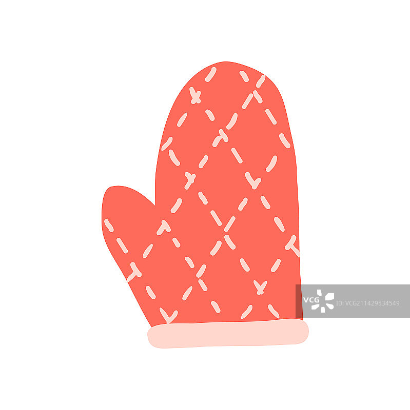 卡通彩色可爱隔热垫厨房图标图片素材