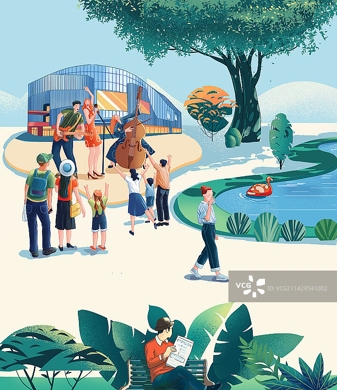 商场表演图片素材