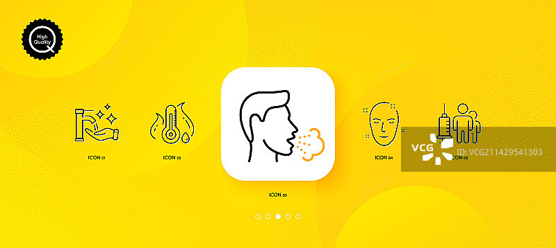 健康皮肤医疗疫苗和洗手图片素材