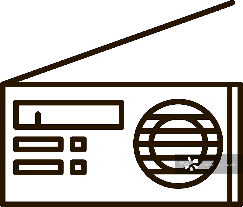 收音机音乐图标图片素材