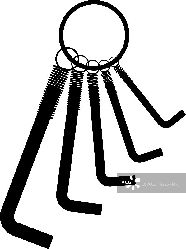 内六角扳手图标图片素材