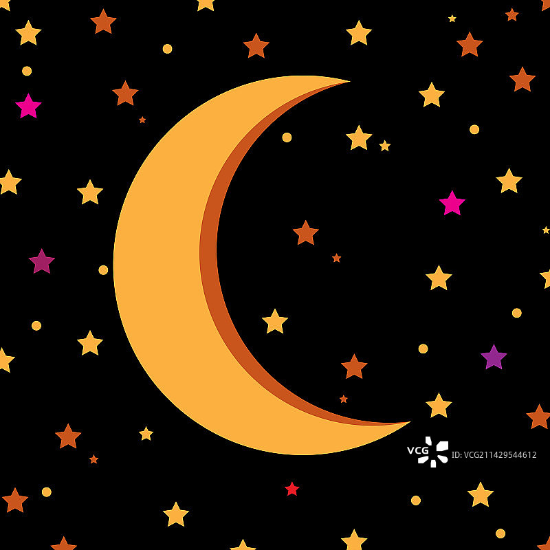 新月Logo背景图片素材