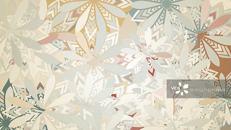 花瓣天堂梦幻花卉卡片图片素材