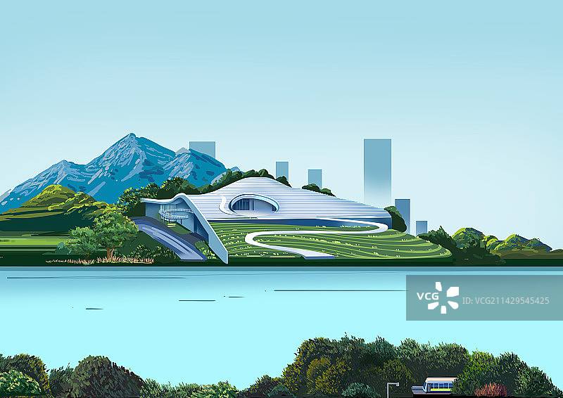 琴台美术馆图片素材