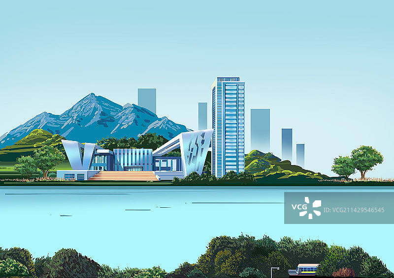 武汉琴台大剧院图片素材