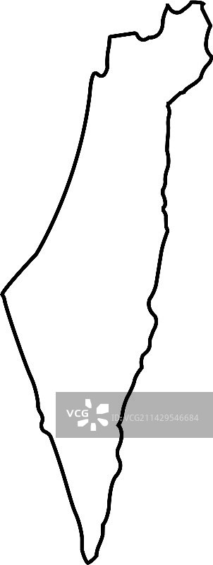 巴勒斯坦地图图标图片素材