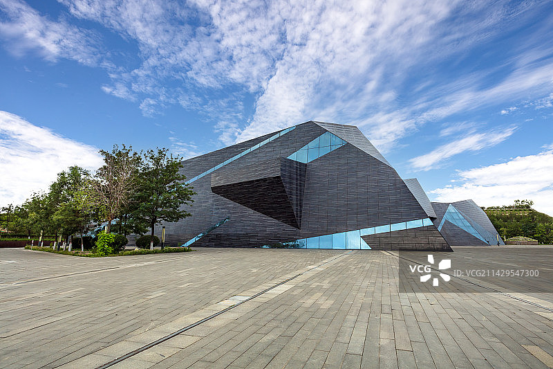 中国山西大同晋华宫国家矿山公园，大同煤炭博物馆外景图片素材