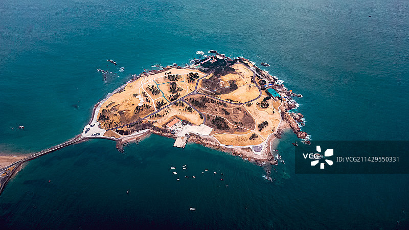 小麦岛图片素材