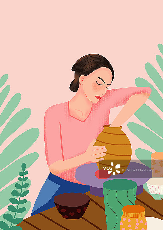 劳动节插画图片素材