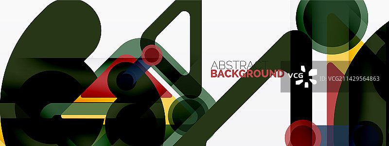 几何原语，线，圆，抽象图片素材