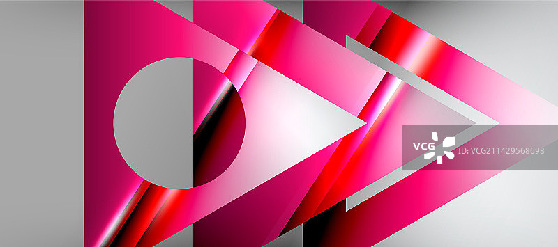 三角形抽象背景与闪亮和光泽图片素材