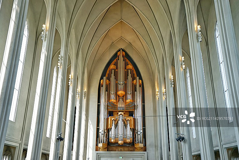 冰岛 雷克雅未克 哈尔格林姆斯教堂图片素材