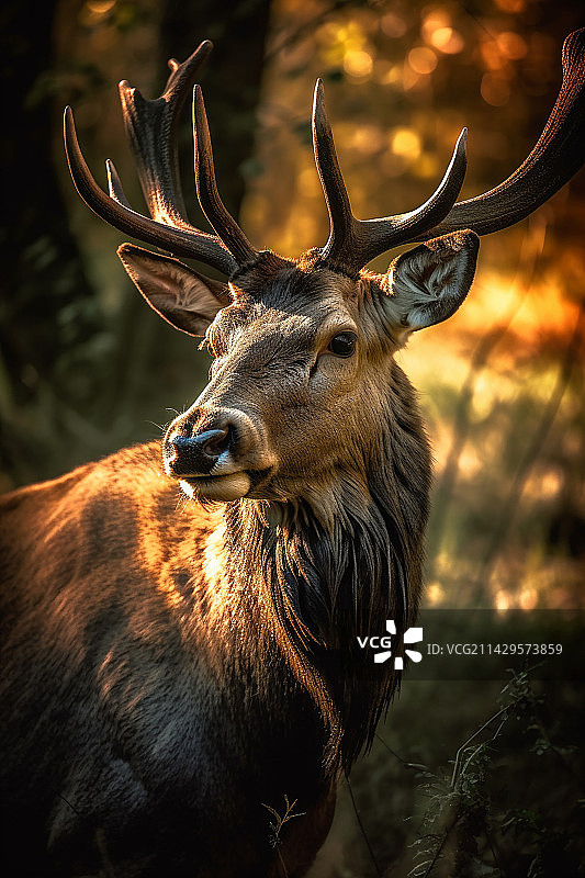 麋鹿图片素材