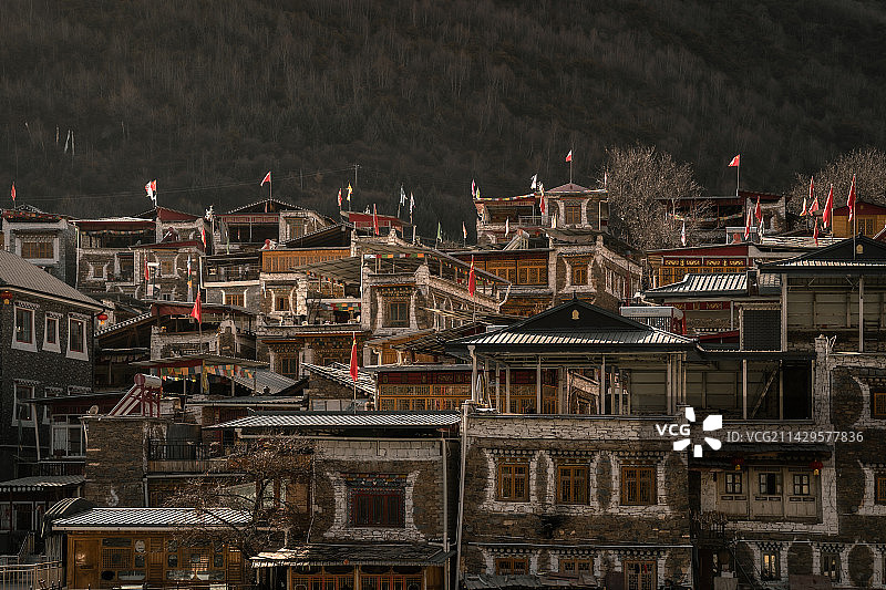 「羌寨」图片素材