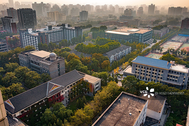 北京师范大学校园风光图片素材