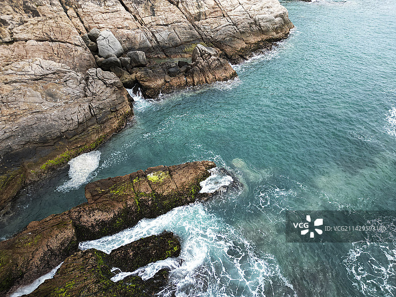 礁石区图片素材