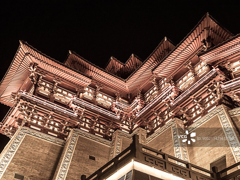 河南省洛阳市应天门 明堂 天堂景区 洛阳老城区图片素材