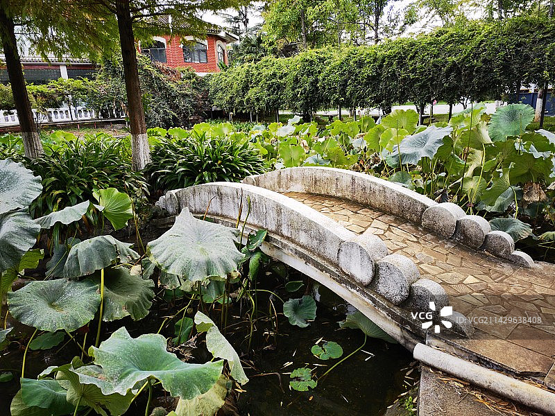 云南省昆明市大观楼南园图片素材