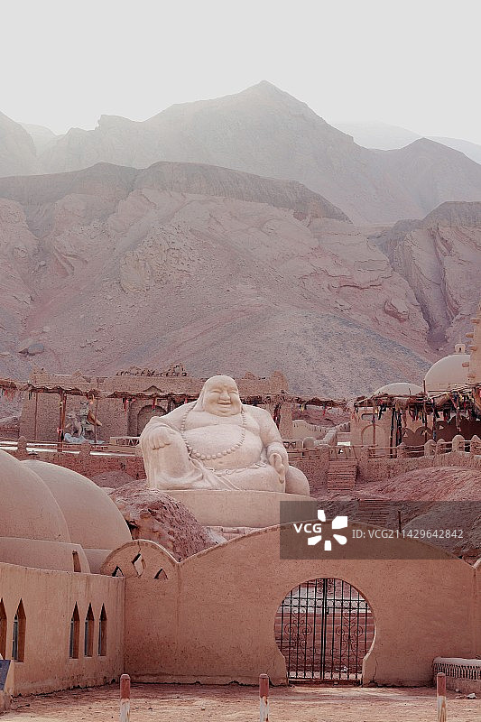 吐鲁番火焰山图片素材