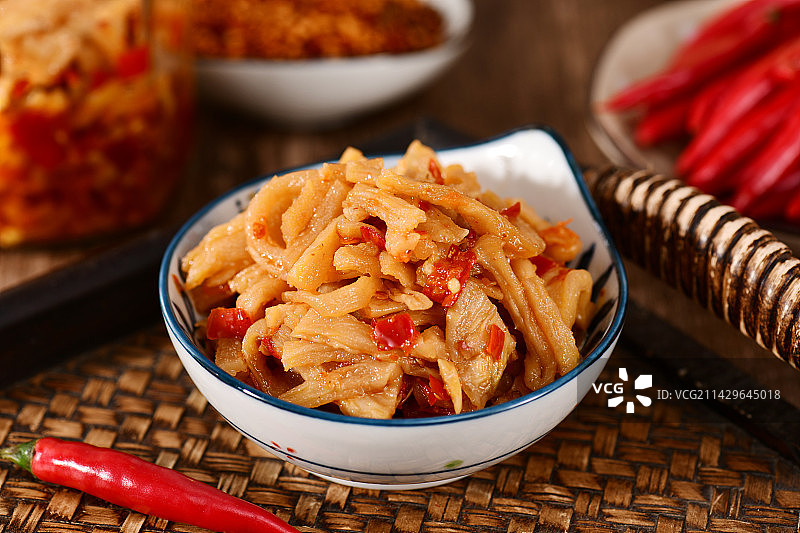 香辣萝卜干图片素材