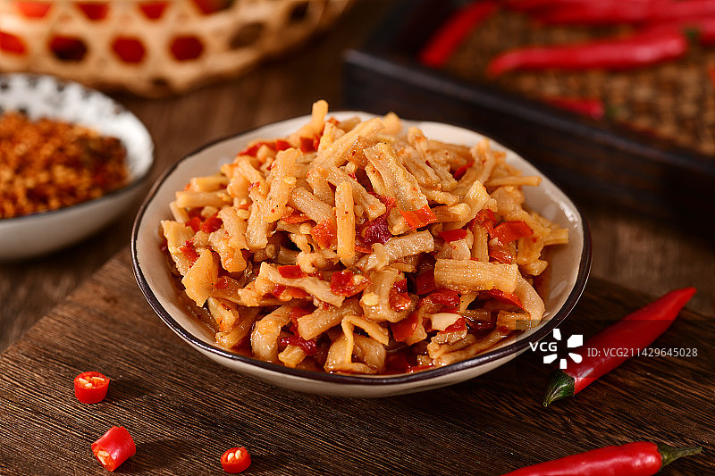 香辣萝卜干图片素材