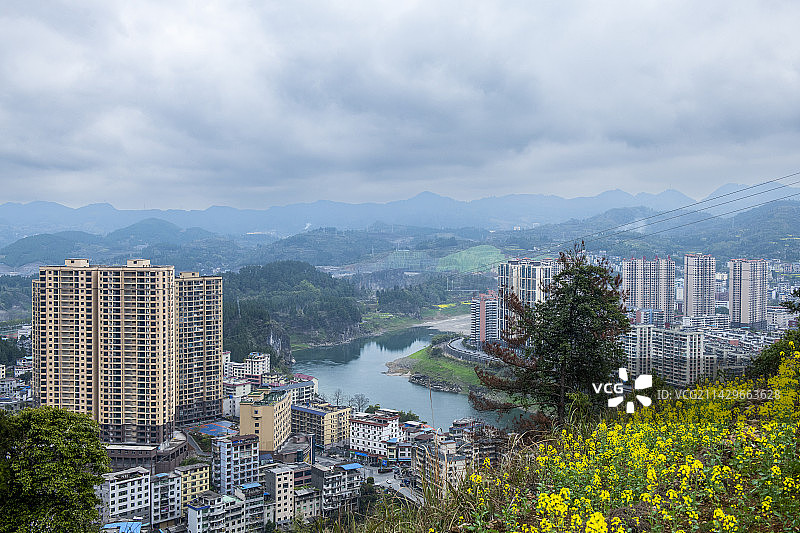 湖南湘西保靖县城图片素材