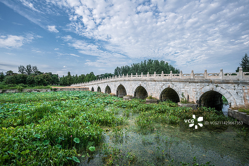 清西陵七孔桥图片素材