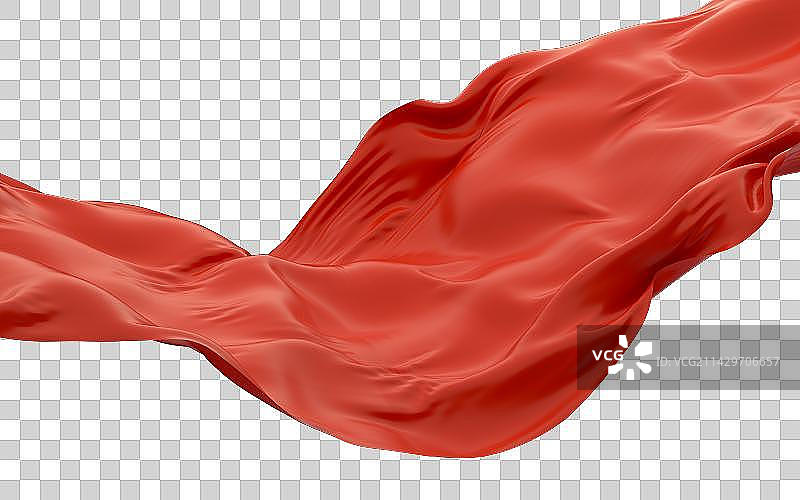 3D渲染红色波纹图片素材