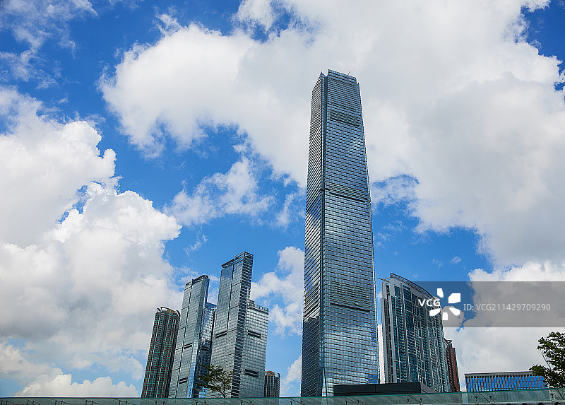 维多利亚港 金融中心 世界之门 世界之窗 航道图片素材