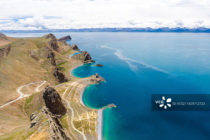 航拍纳木错圣像天门图片素材