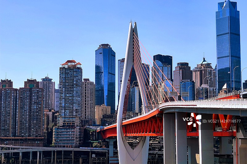 千厮门大桥图片素材