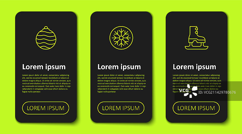 圣诞球雪花溜冰鞋图片素材