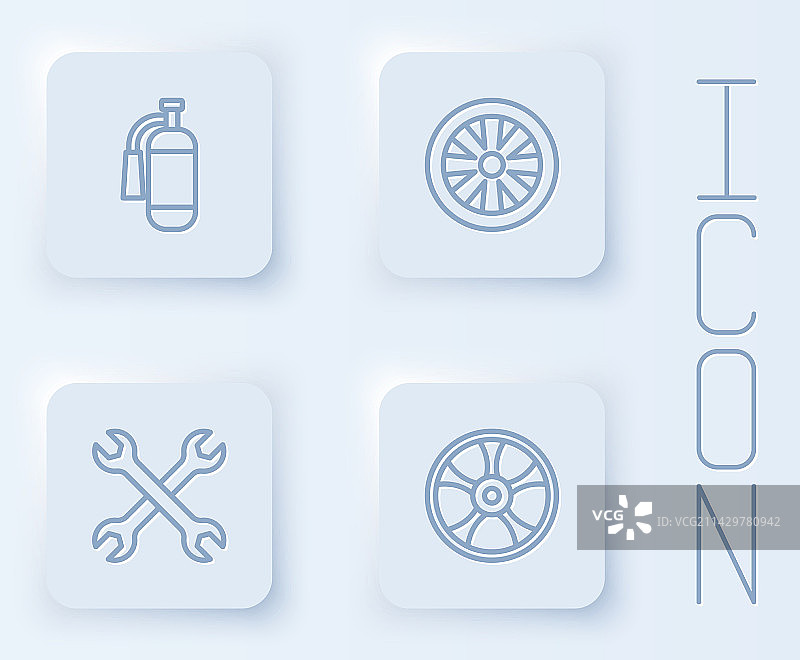 灭火器汽车合金轮毂图片素材