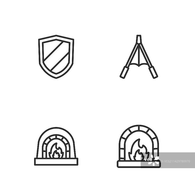 铁匠烤箱防护罩鼓风机线条图片素材