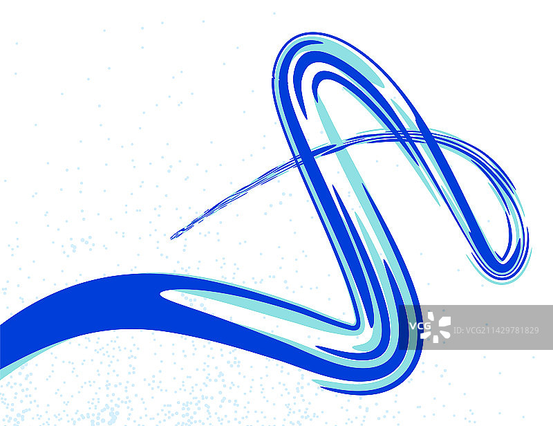 流动的三维抽象图形图片素材